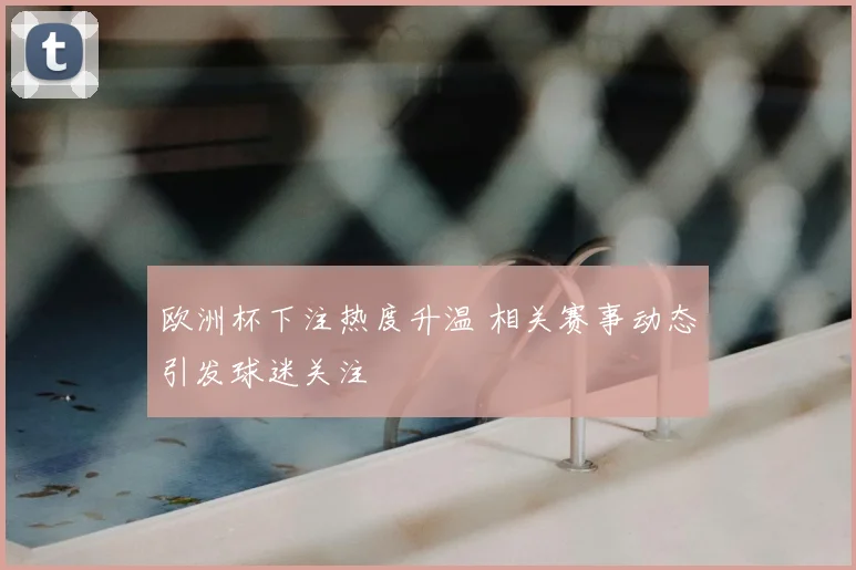 欧洲杯下注热度升温 相关赛事动态引发球迷关注